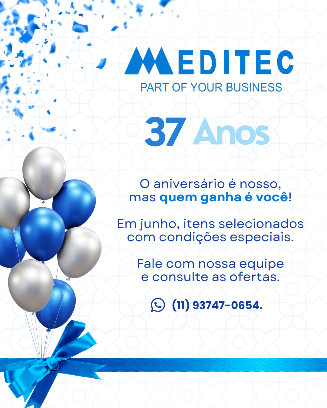 Aniversario Meditec - promoção
